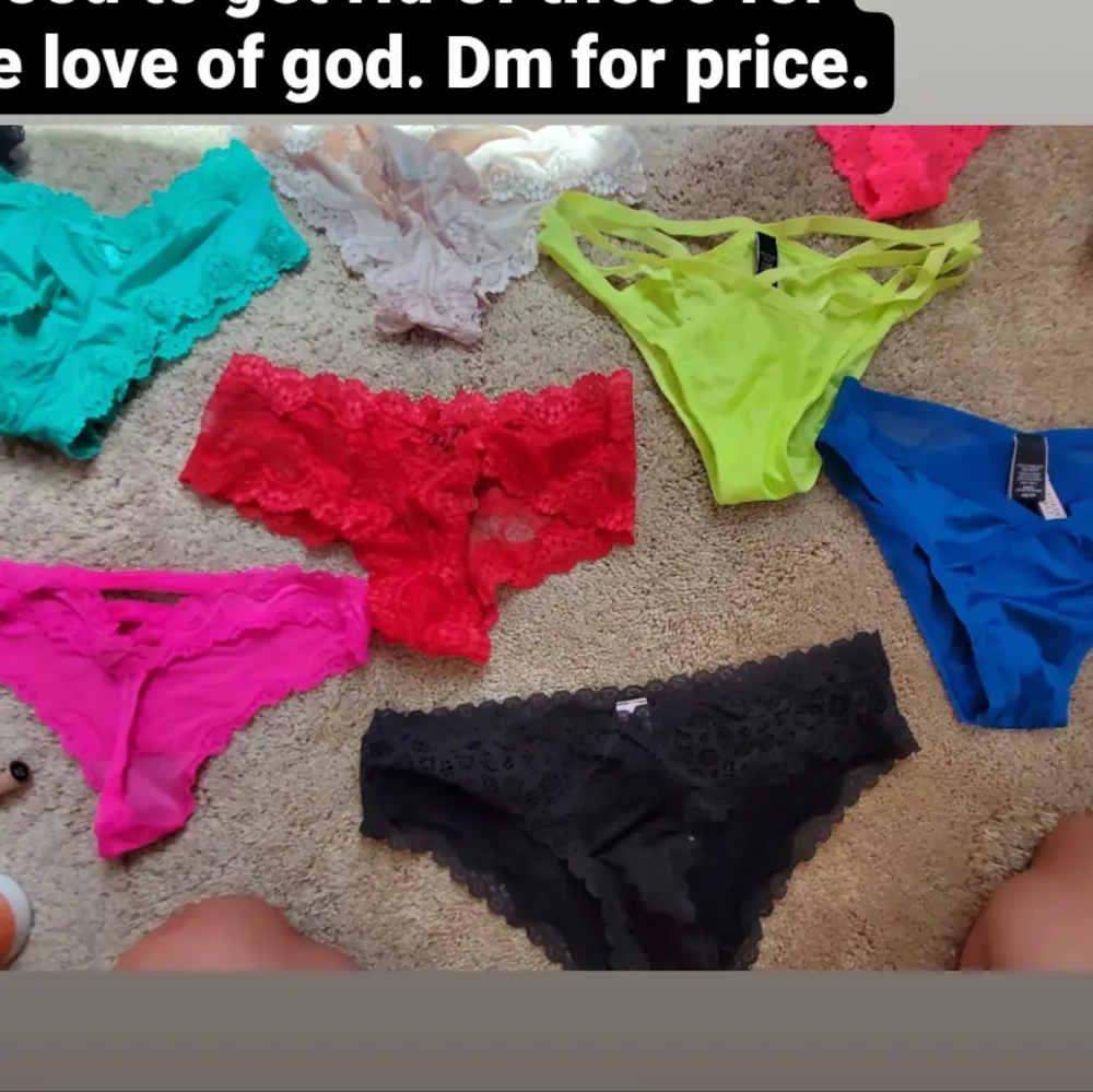 NEW Victoria's secret panties. Price is PER pantie.